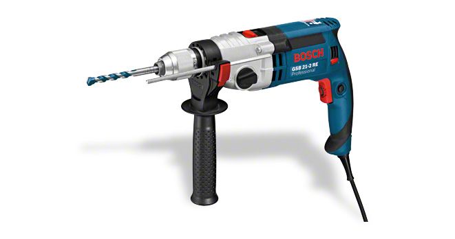 Увеличенная фотография Электрическая дрель Bosch GSB 21-2 RE (L-Boxx) БЗП